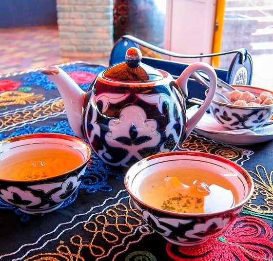 Чай в Узбекистане