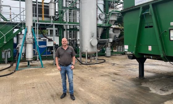 Paul-Willacy-at-the-waste-to-hydrogen-plant-In-Deeside-Wales