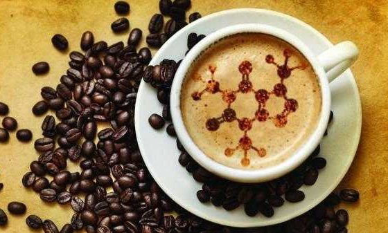 Caffeine-coffee-foam-drink-chemistry-coffee-beans-structure